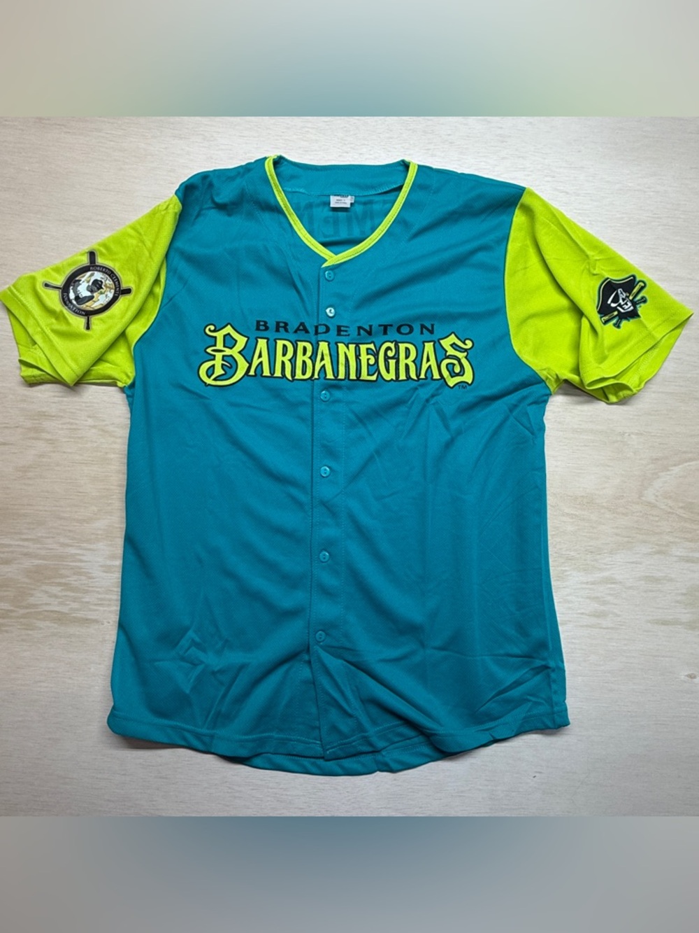 PITTSBURGH PIRATES ROBERTO CLEMENTE BRADENTON BARBANEGRAS MARAUDERS 21 JERSEY Lg